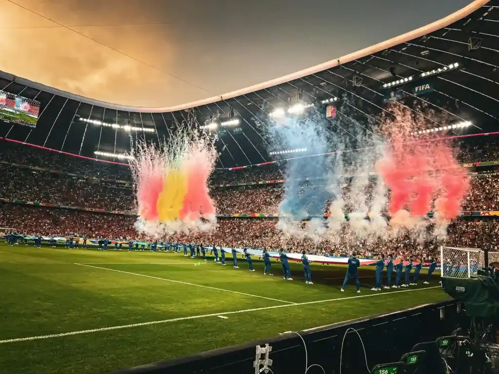 Football stadium event