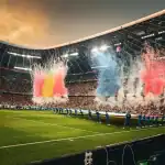 Football stadium event
